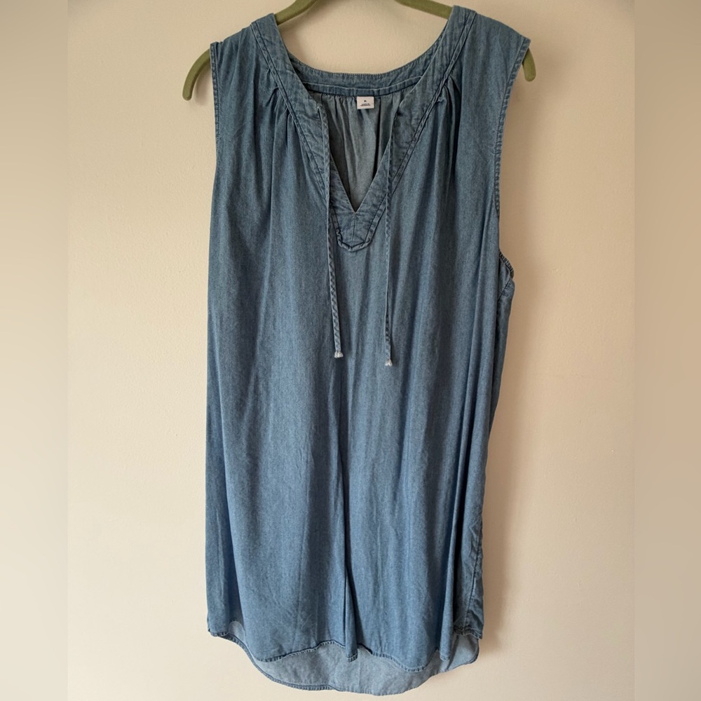 Old Navy Blue Denim Tunic Dress